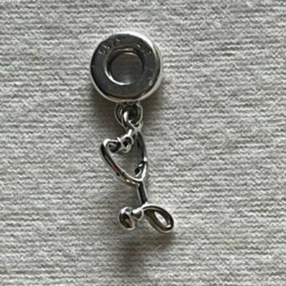 Authentic Pandora Stethoscope Heart Dangle Charm - Picture 2 of 5